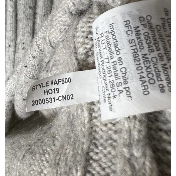 Madewell Donegal Rolled Mock Neck Short Sweater Dress Womens XS Gray Wool Blend - Picture 5 of 16